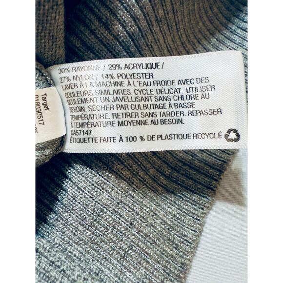 Merona Gray Ribbed Turtleneck Sweater – Size XL - Picture 5 of 7